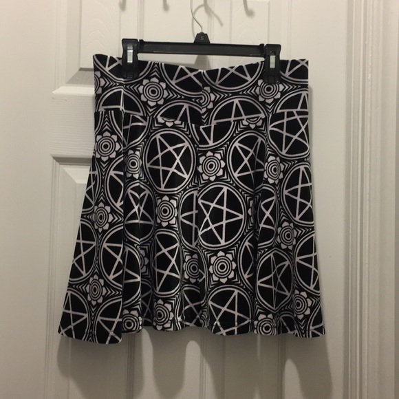 Killstar Dresses & Skirts - Killstar velvet pentagram skirt